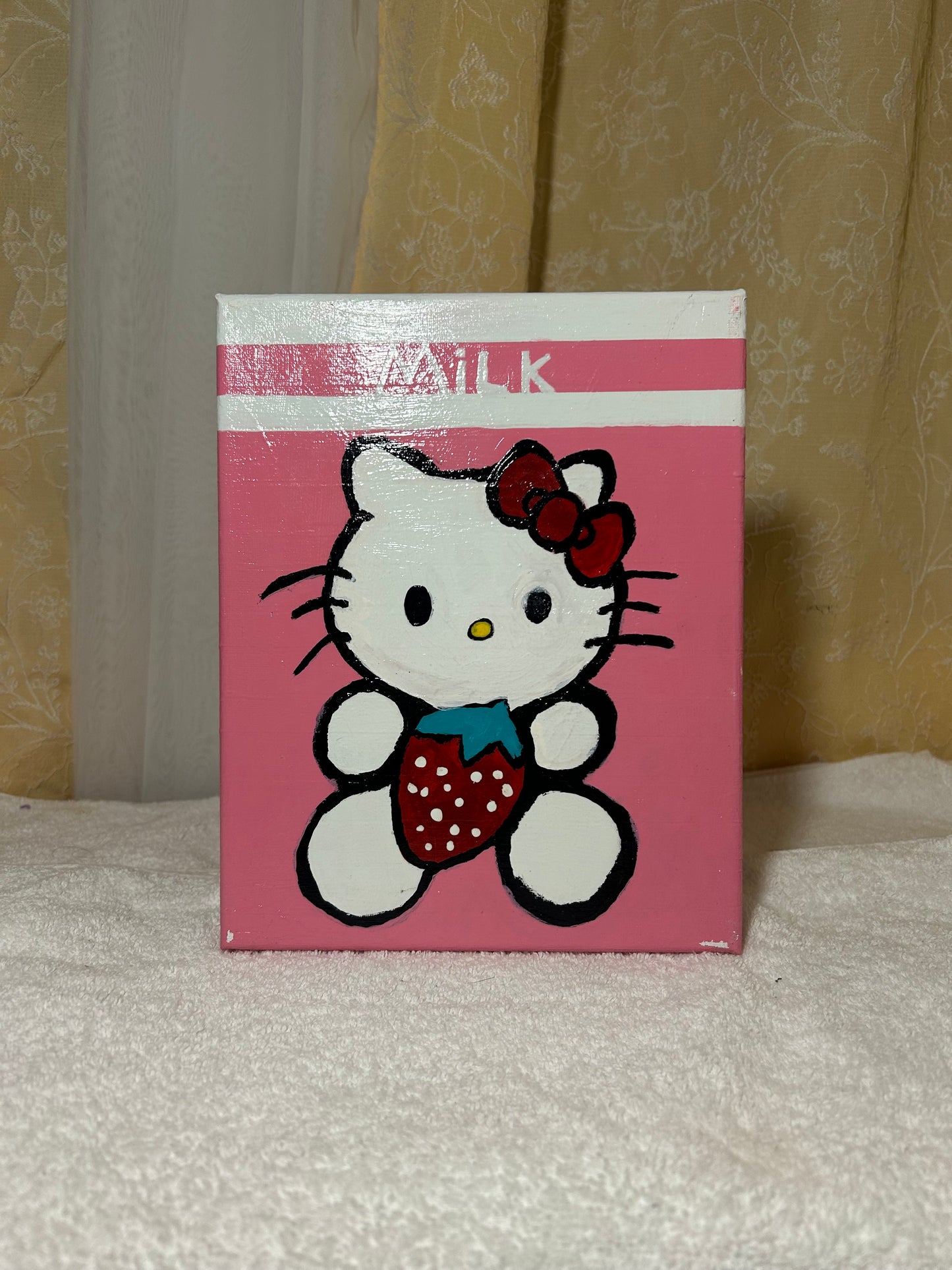 Hello kitty strawberry milk