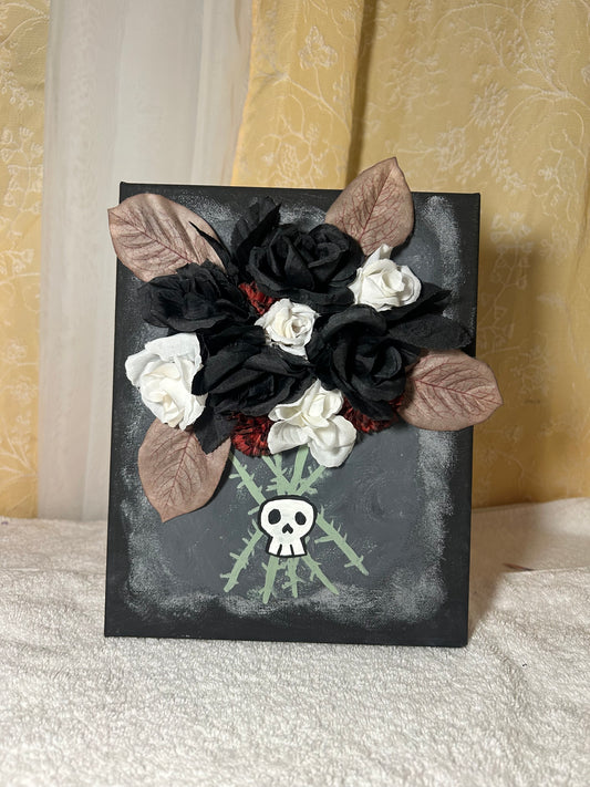 Gothic 3D flowers
