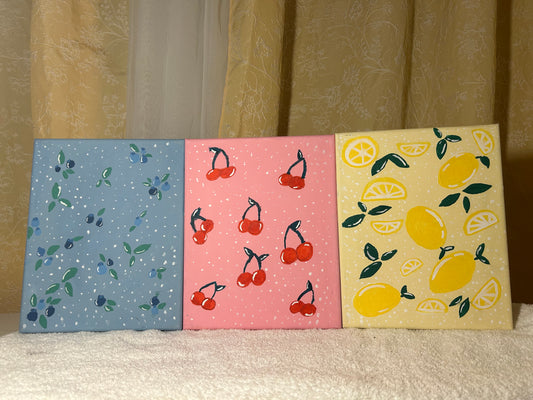 The fruit set