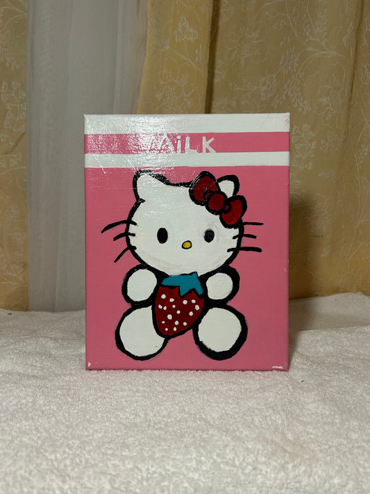 Hello kitty strawberry milk