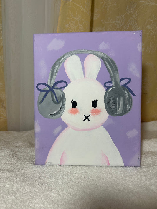 Miffy with headphones
